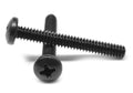 Black Oxide #8-32 x 3/8 Coarse Thread Machine Screw F2983