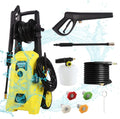 Electric High Pressure Washer 2030 Max PSI 1.76 GPM 14-Amp 1680W with 4 Interchangeable Nozzles, Foam Cannon and Hose Reel R233