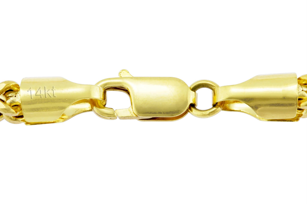 14k Yellow Gold 4.5mm Franco Chain Necklace 18" - 26" A97771