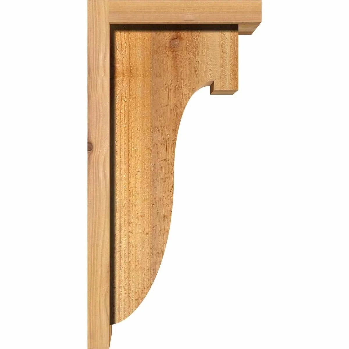 Rough Sawn Corbel with Backplate, Western Red Cedar P961