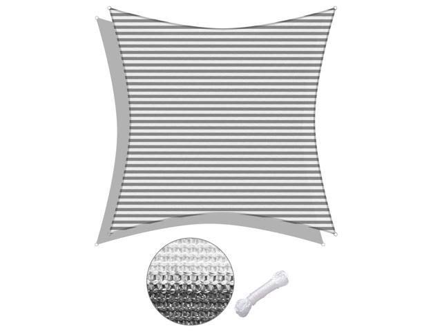 18x18 ft 97% UV Block Square Sun Shade Sail Canopy B719642