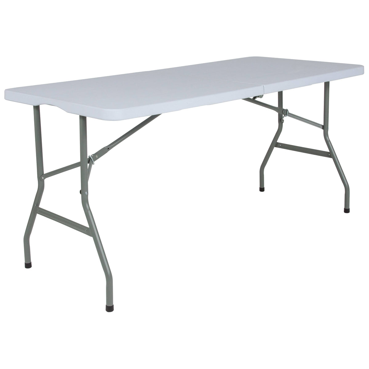 Granite White Plastic Folding Table D11999