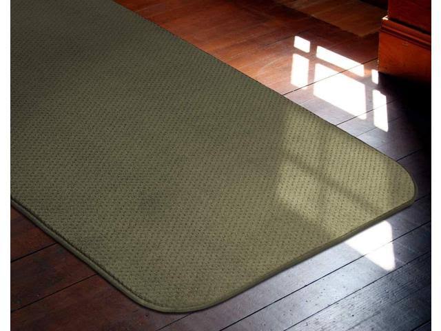 Olive Green Skid-Resistant Carpet Runner M69836