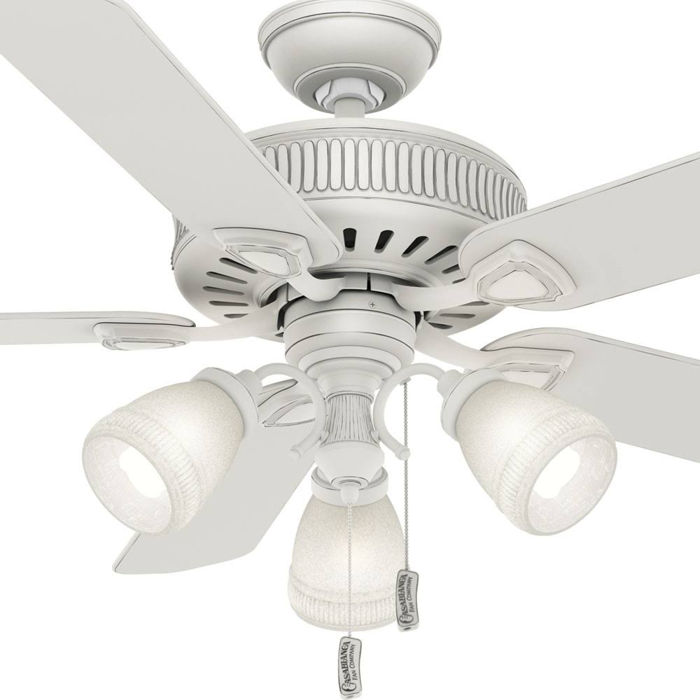 Cottage White Ceiling Fan T8921