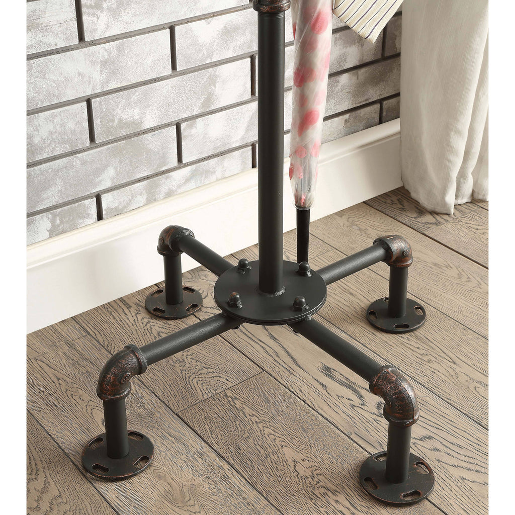Industrial Sand Black Coat Rack W83219