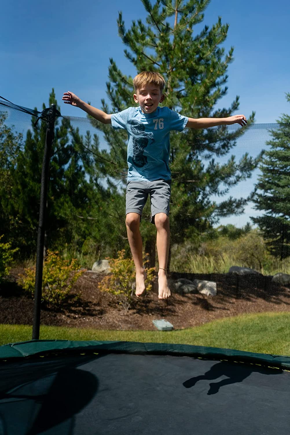15' Round Trampoline Jumping Mat with 96 Rings F653