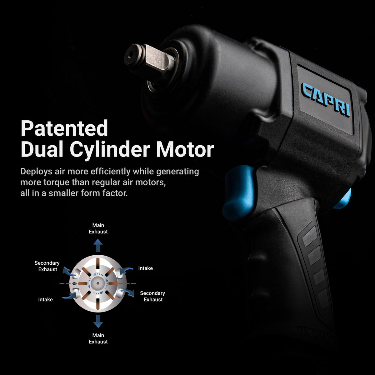 1/2 in. Twin Power Air Impact Wrench T77336