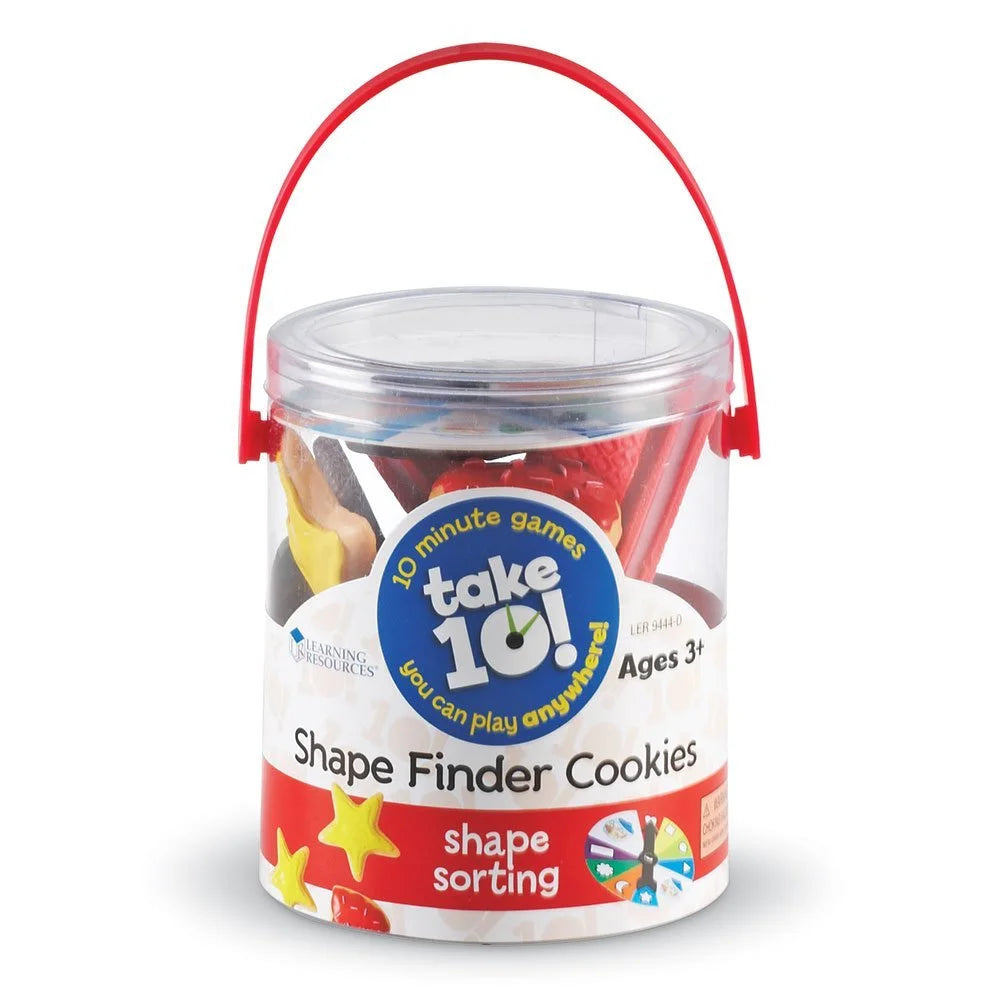 Shape Finders Cookies Preschool Toys, 25 Pieces T92022