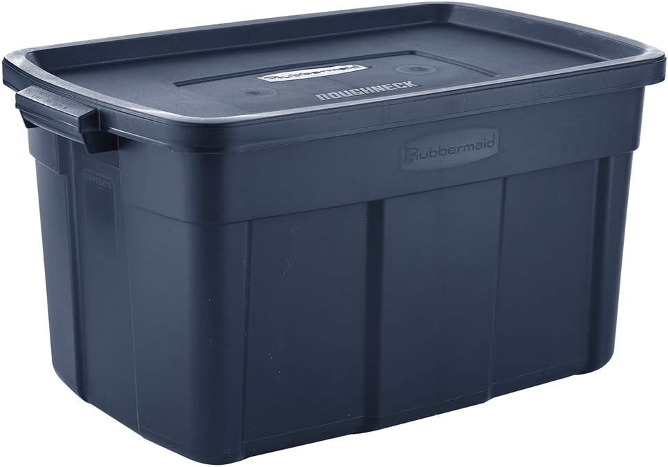 31 Gal Dark Indigo Blue Storage Container, 6 Pack M39722