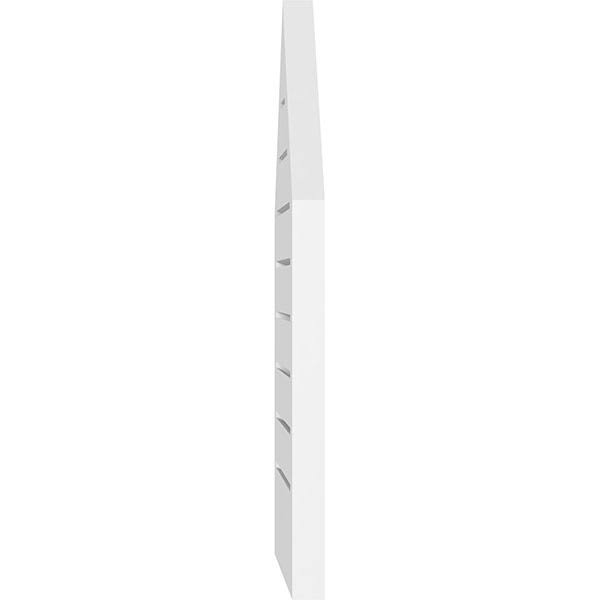 Peaked Top Surface Mount PVC Gable Vent L6833