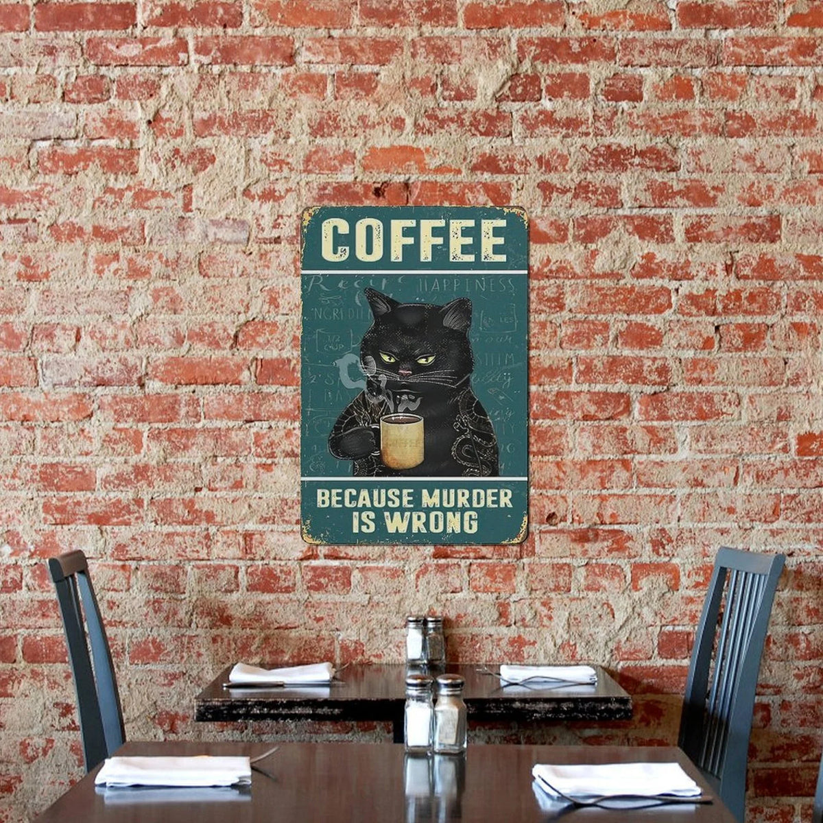 Vintage Metal Tin Sign Wall Decor 30x20cm V9025