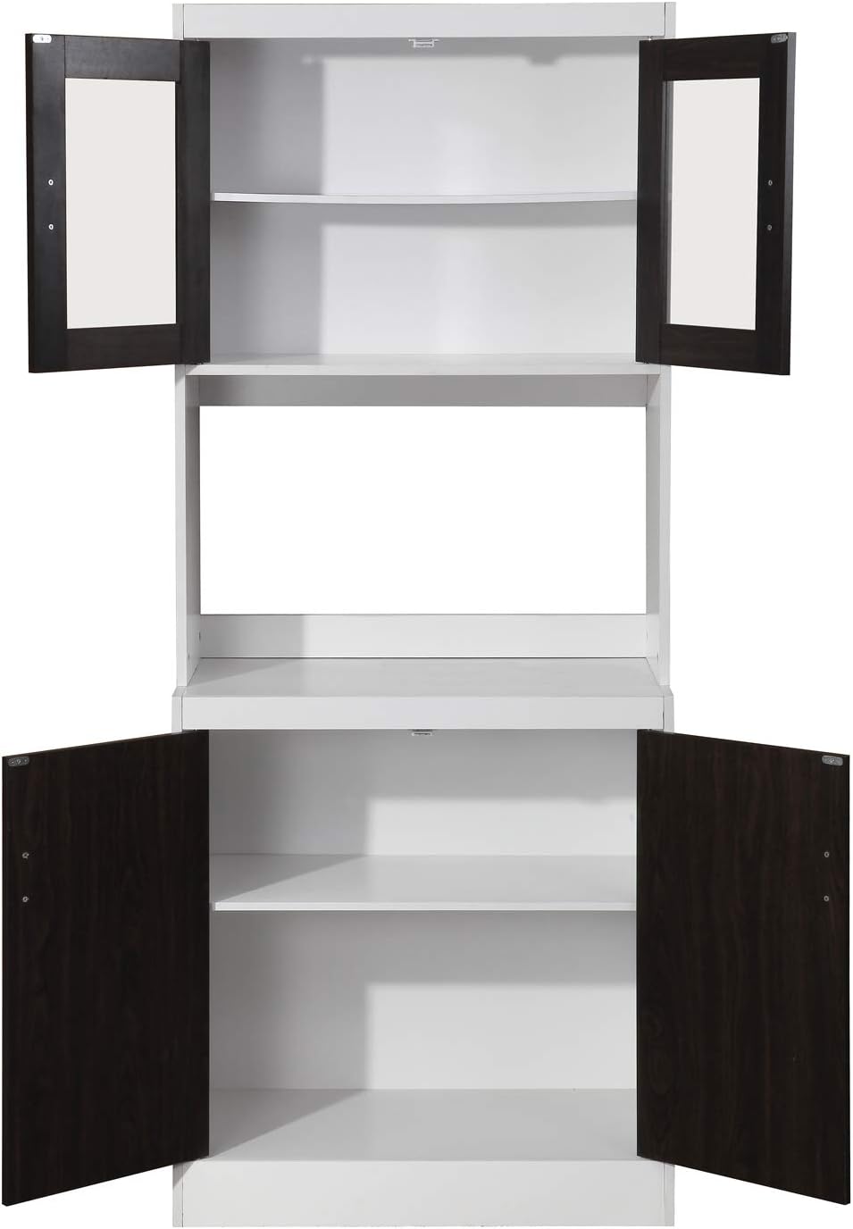 Dark Espresso Microwave Cabinet D914957