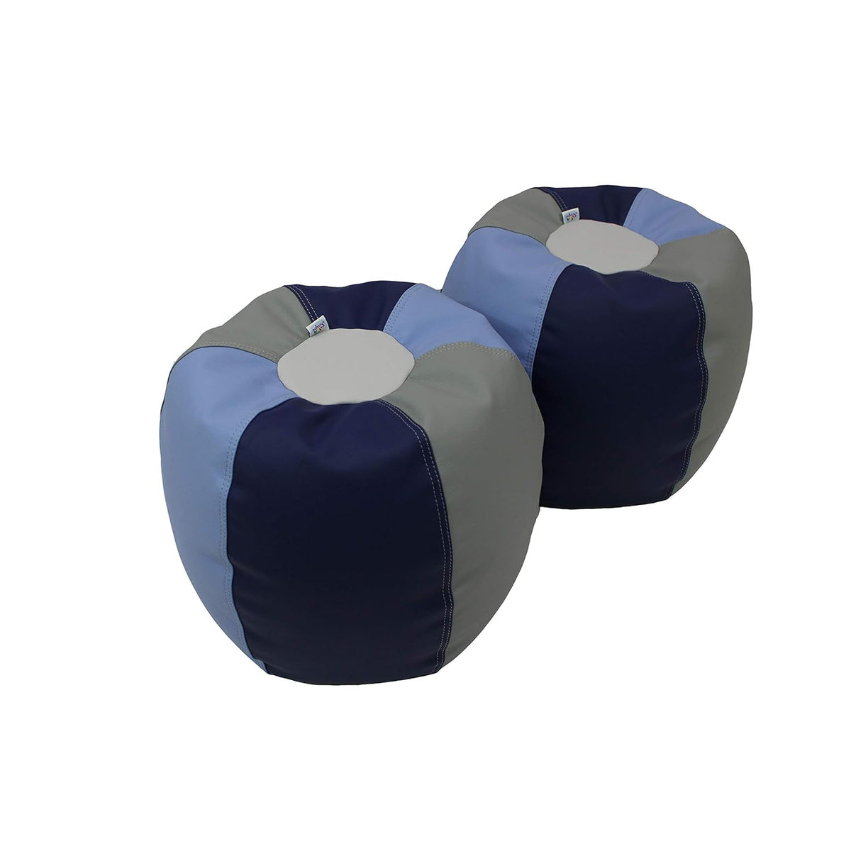 12 inch Puffs Bean Seating Set (2-Pack) Assorted M6033