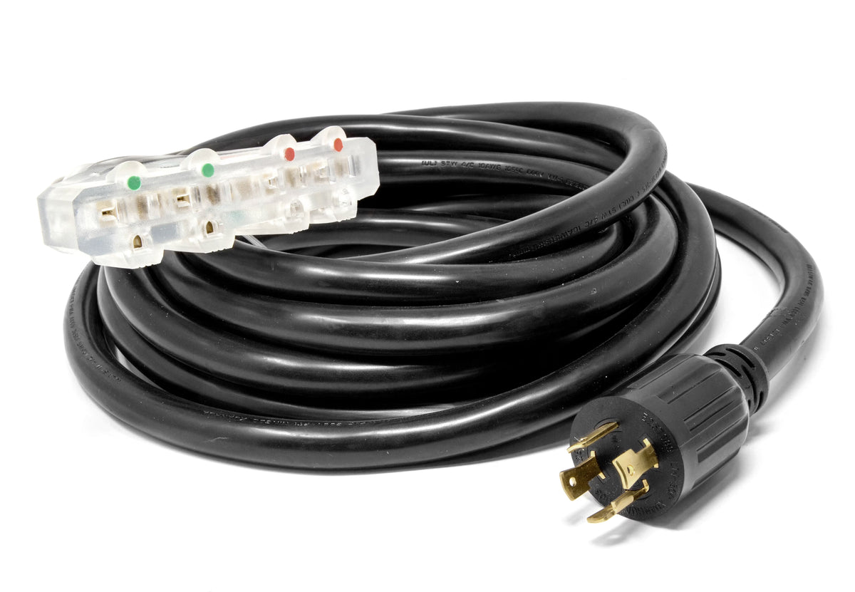 25 ft 30-Amp 10-Gauge Generator Extension Cord O6403