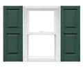 Forest Green Raised Panel Vinyl Shutters (1 Pair) 14.75 x 59 L345