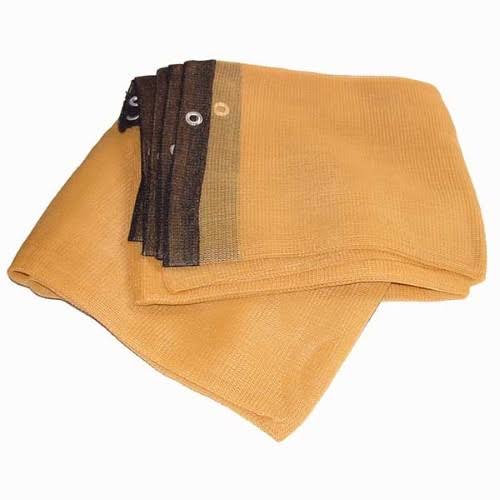 Tan Shade Net Mesh Tarp 14 x 20 UV Sun Cover Sail X944