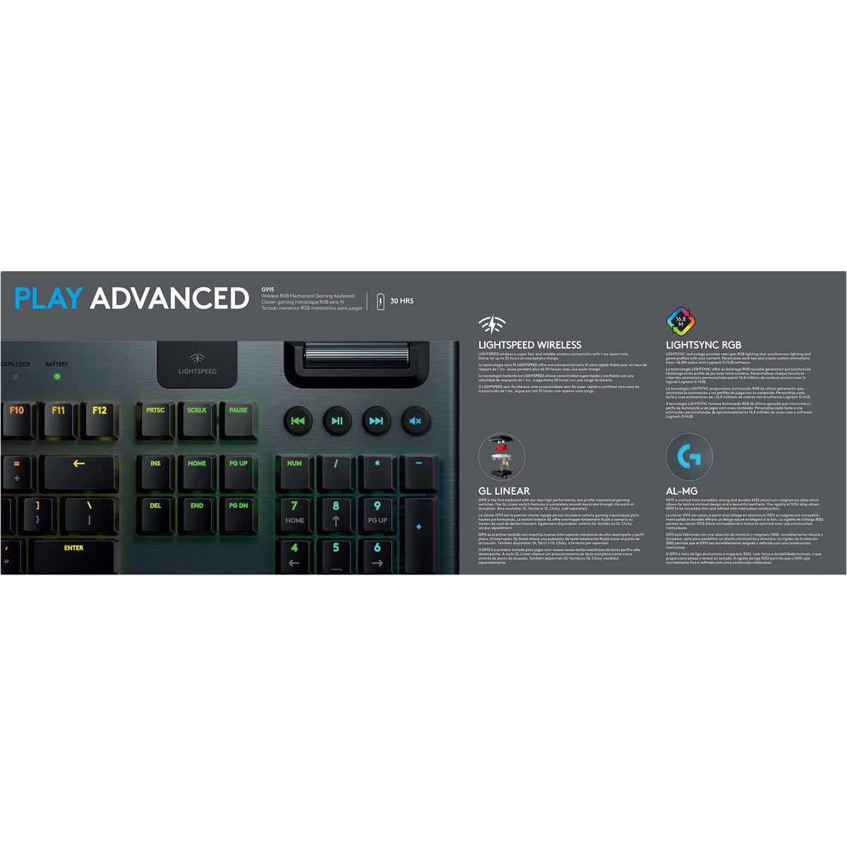 Wireless RGB Mechanical Gaming Keyboard W116382