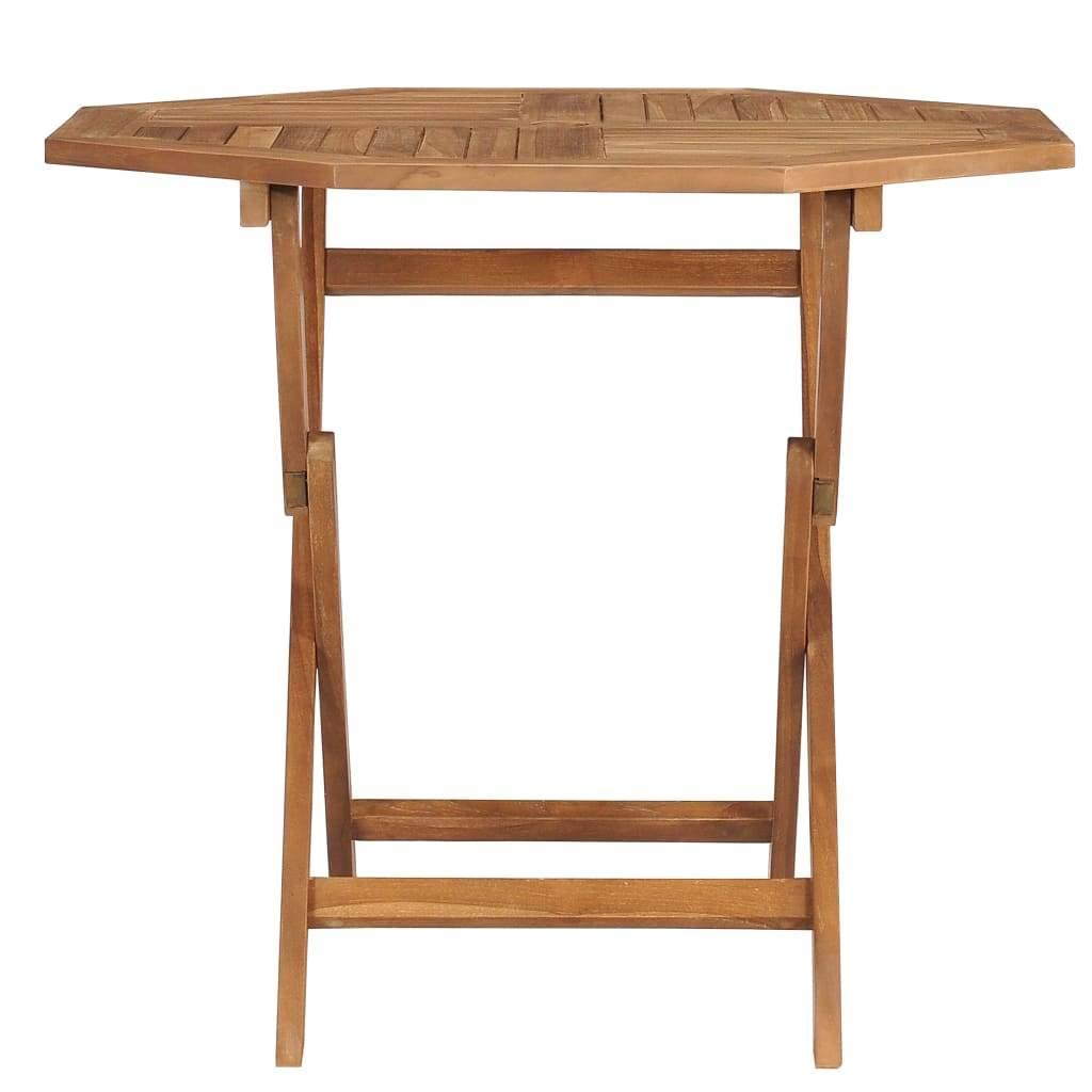 Solid Teak Wood Folding Garden Table C93424