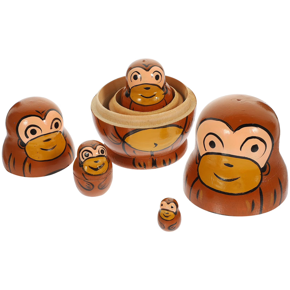 3 Sets Stacking Dolls Russian Matryoshka Dolls Cartoon Dolls M40481