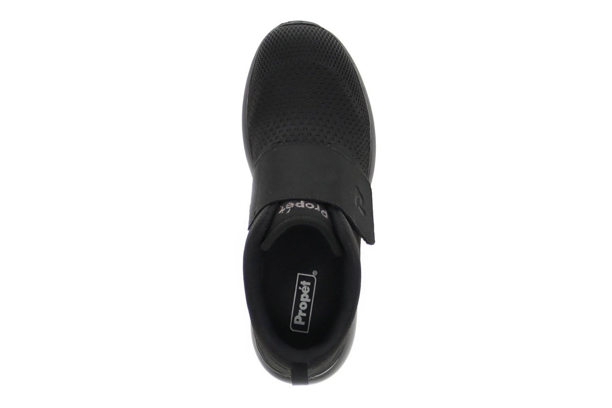 All Black Strap Shoes F8879
