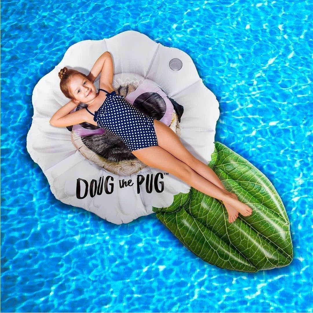 Inflatable Pool Float Lounger Beach Raft J960461