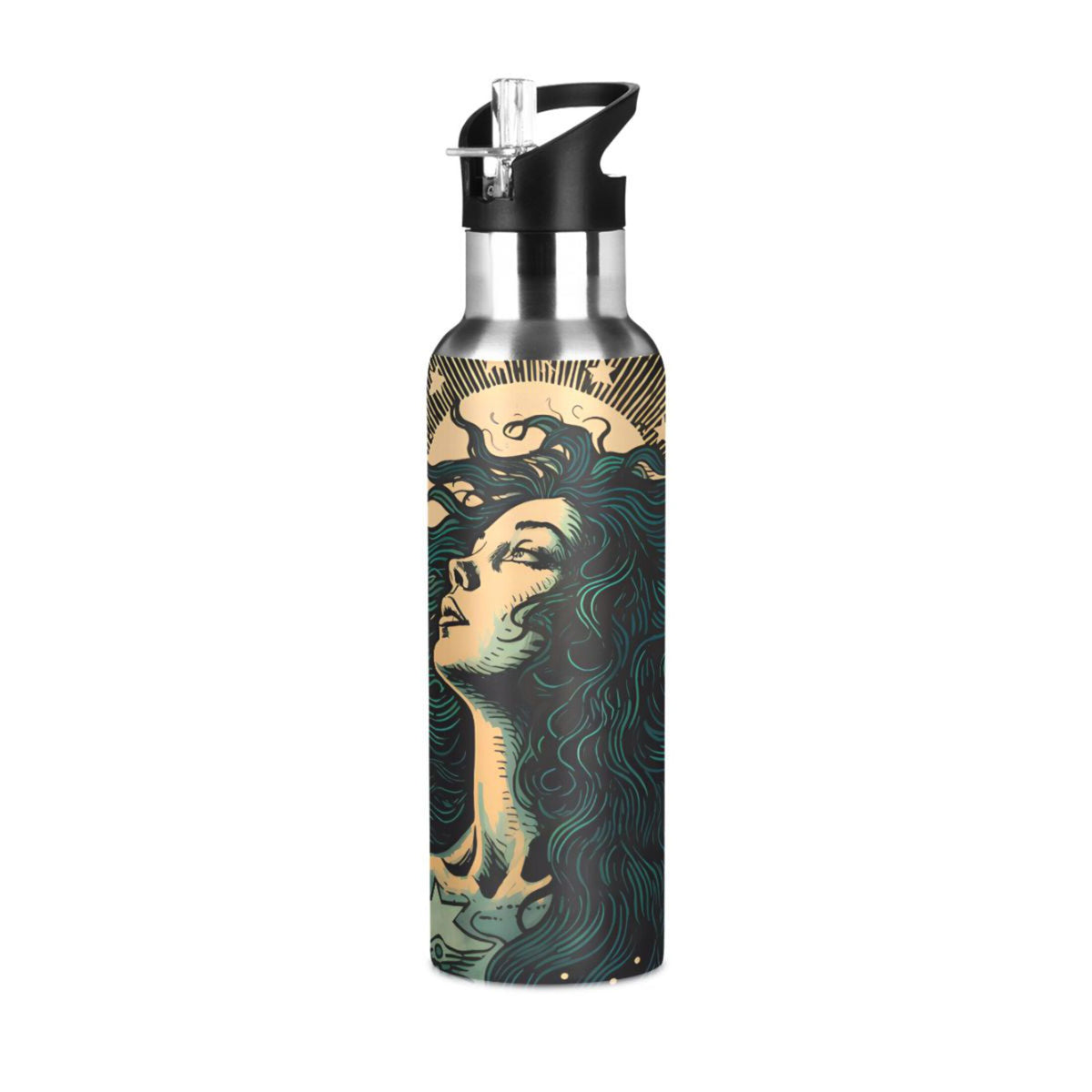 Stainless Steel Insulated Water Bottle with Straw Lid V843261