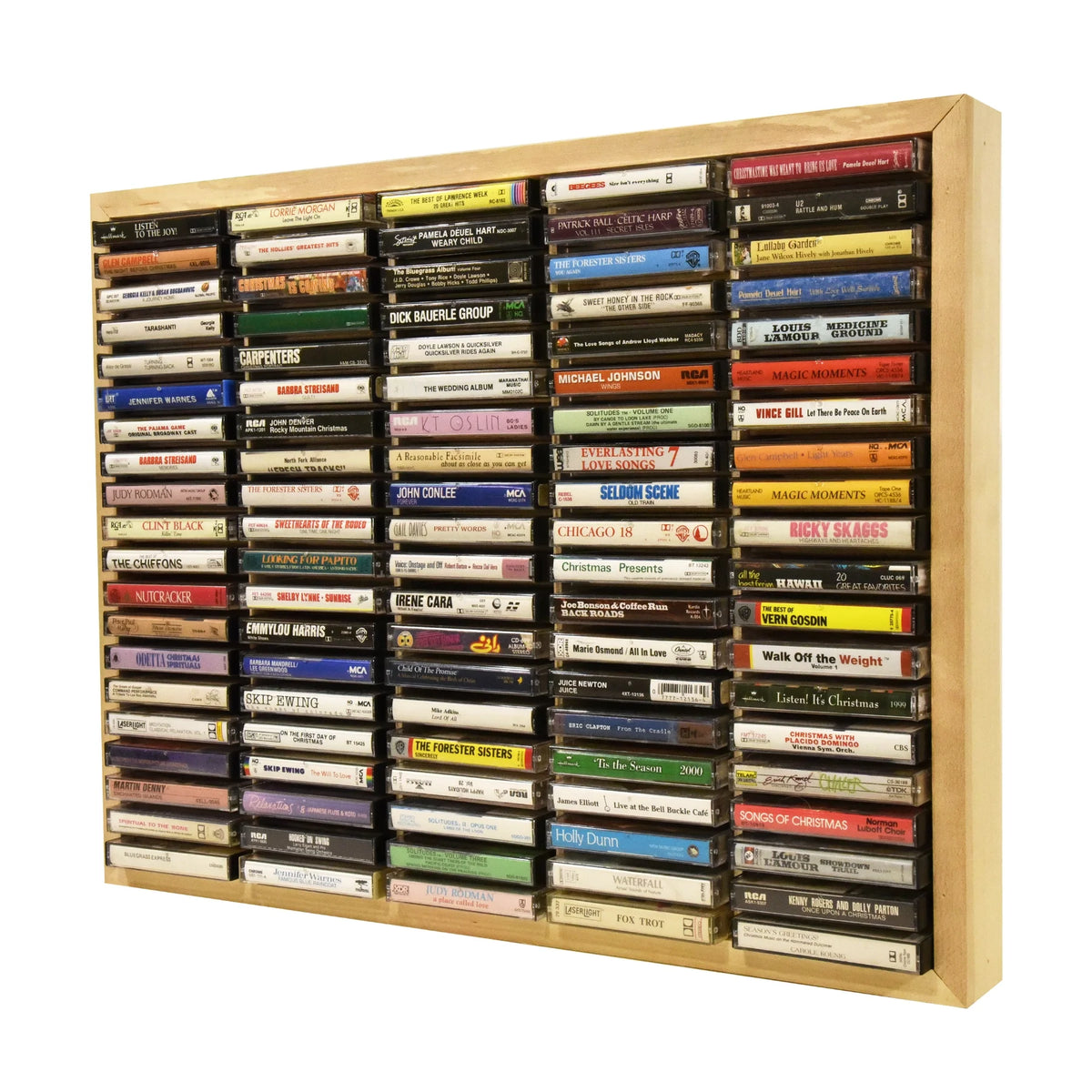 Wooden Cassette Rack Storage Rack F866026