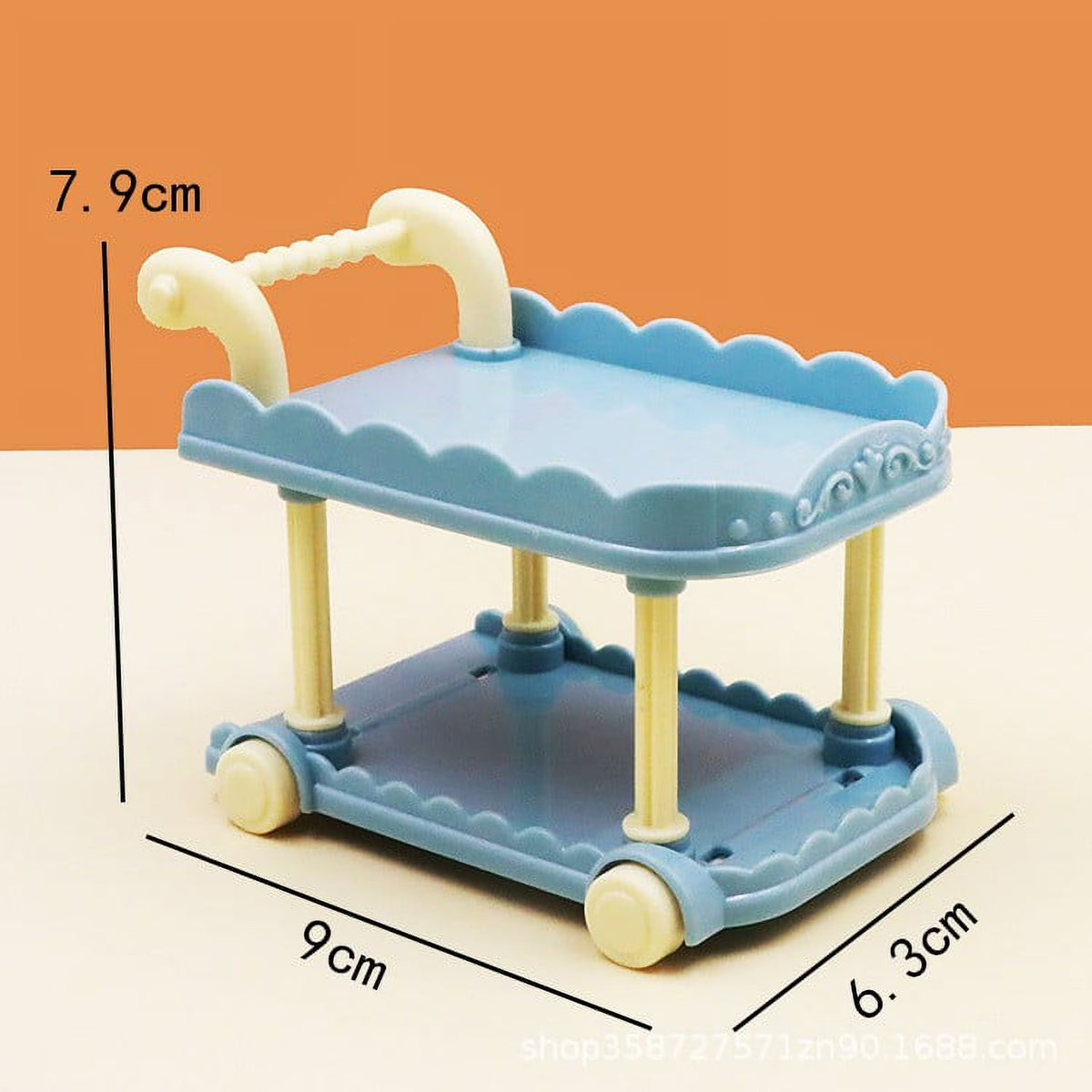 Miniature Kitchen Cart Dollies V9957