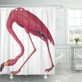 Pink Flamingo Birds America Shower Curtain 60x72 inch G53306