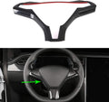 Center Console Dashboard Cover Trim ABS Imitation Carbon Fiber Inner Decoration Middle Control Trim Pack of 3 G45203