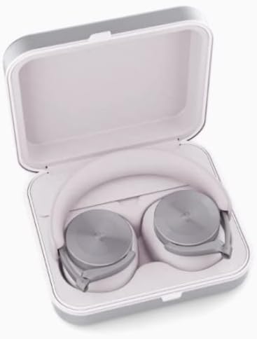 Black Wireless Active Noise Cancelling Over-Ear Headphones with Protective Carrying Case X3853