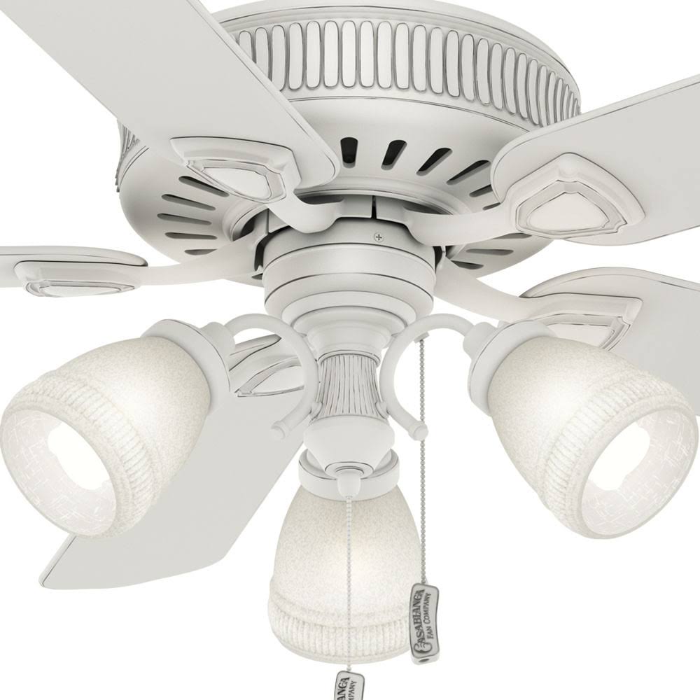 Cottage White Ceiling Fan T8921