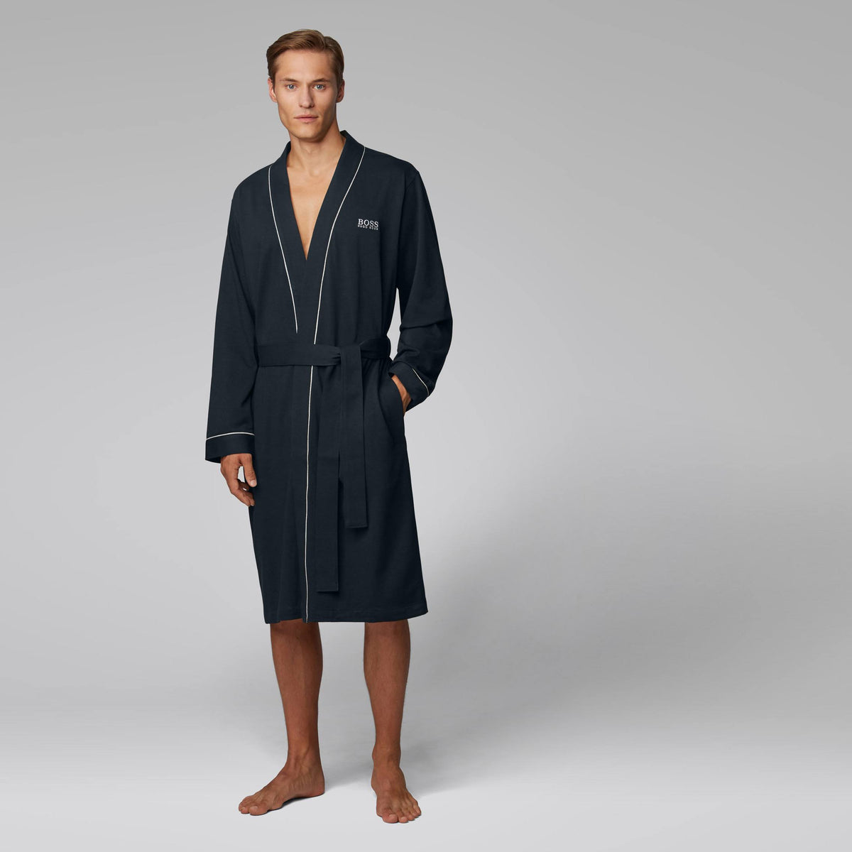 Blue Kimono Bath Robe Z36087