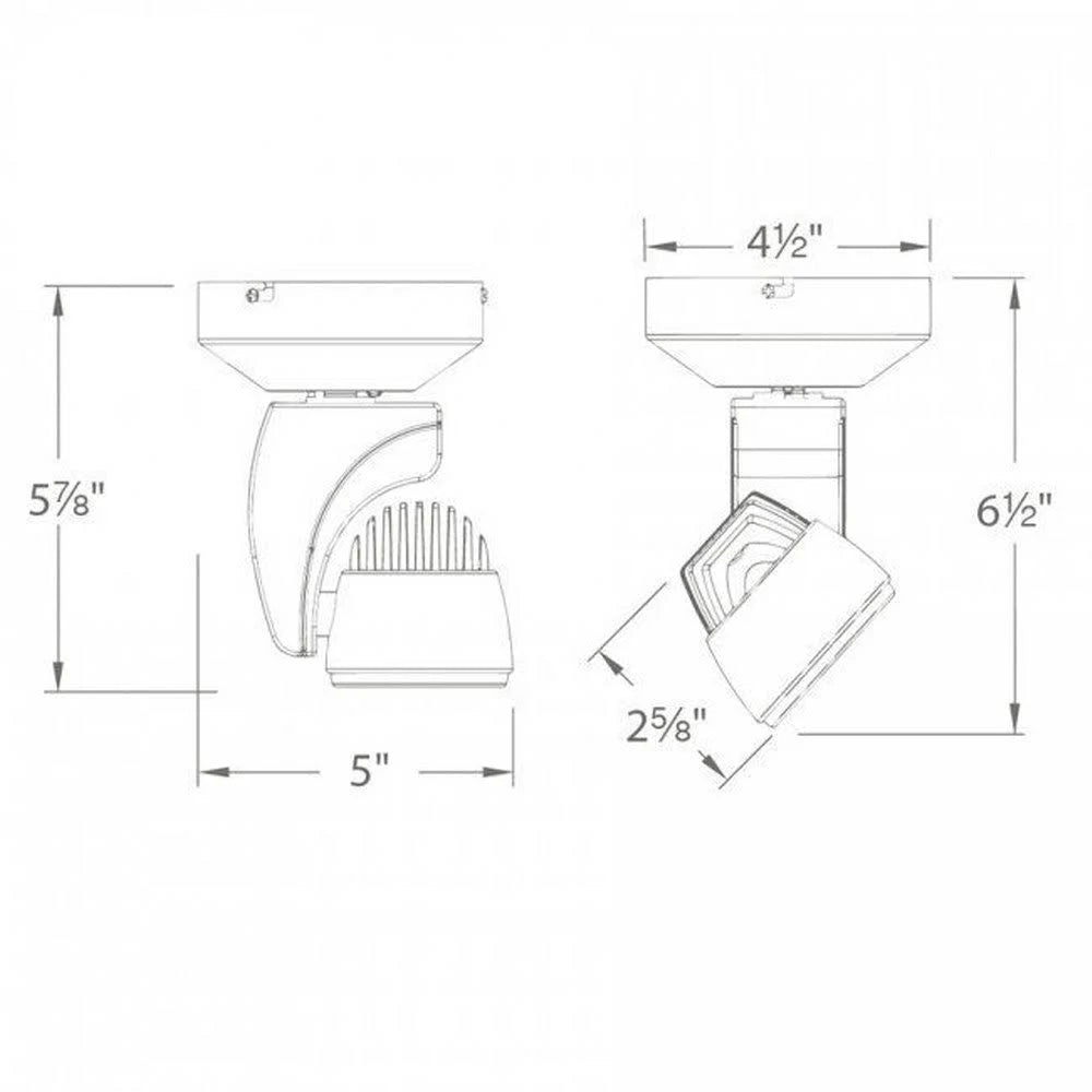Black LED Spot Light T240