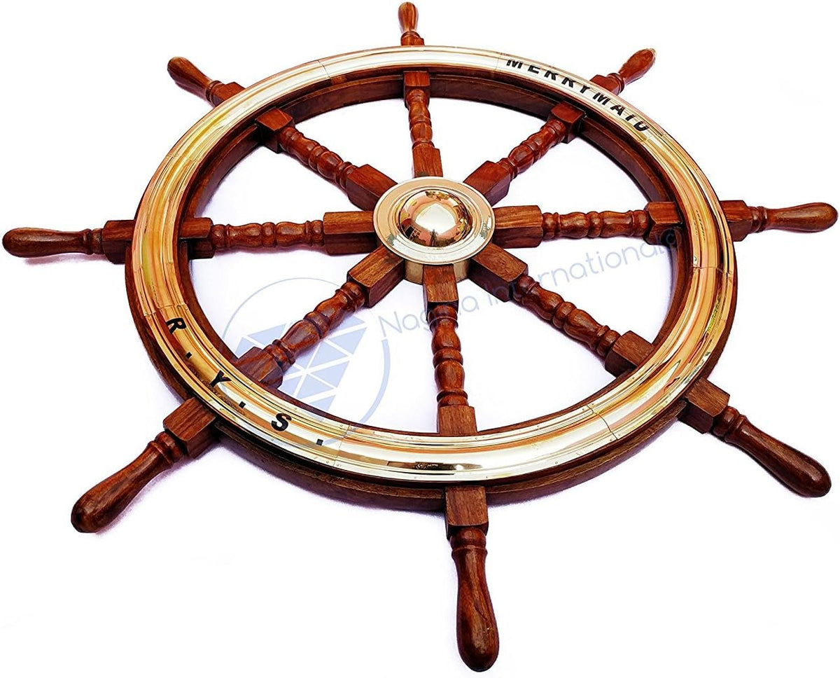 Wooden Ship Wheel (36 Inches) F424477