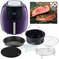 5.8-Quarts 8-in-1 Air Fryer XL with 6-Pc Accessories W274