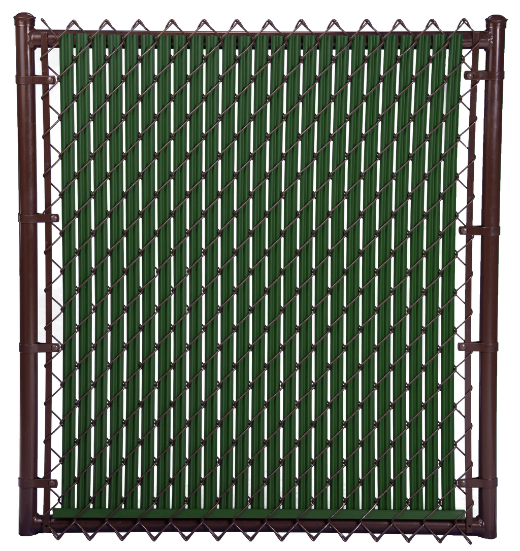 Green 4ft Ridged Slat for Chain Link Fence I598