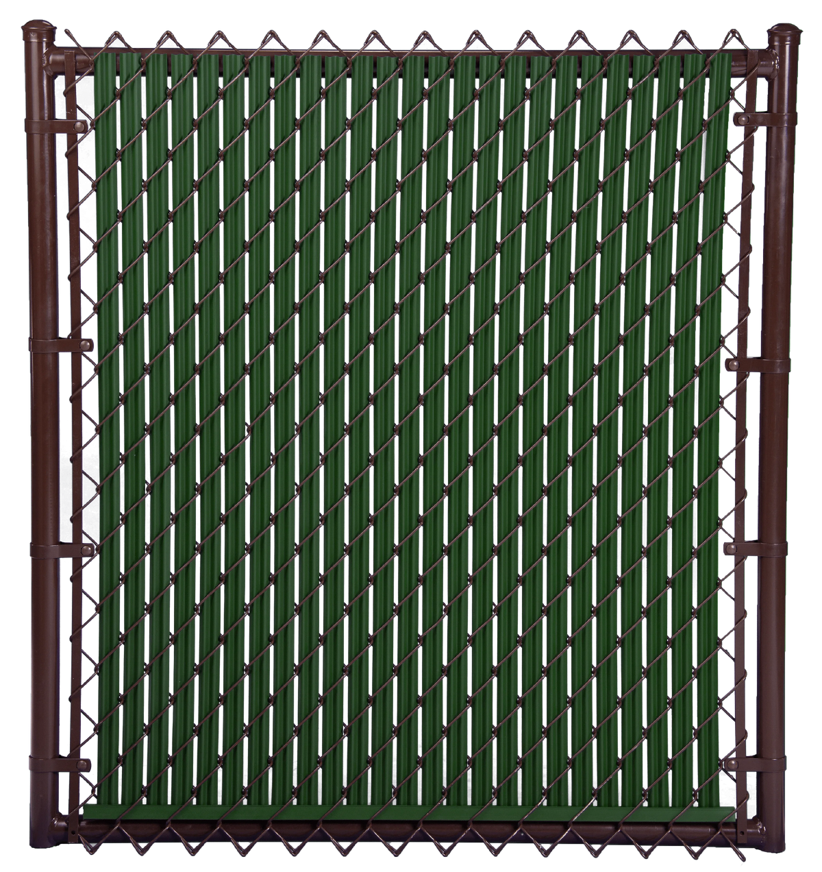 Green 4ft Ridged Slat for Chain Link Fence I598