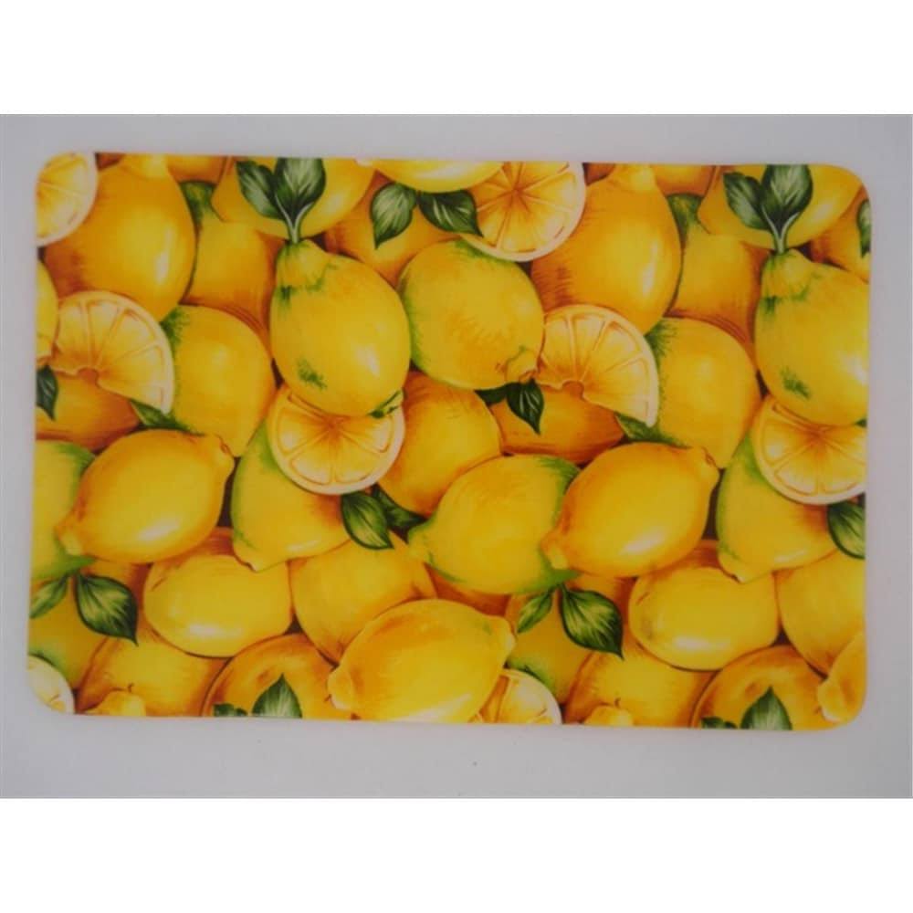 Lemon Rectangular Silicone Trivet, Pack of 3 M20208
