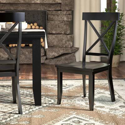 Black Cross Back Side Chair W793123