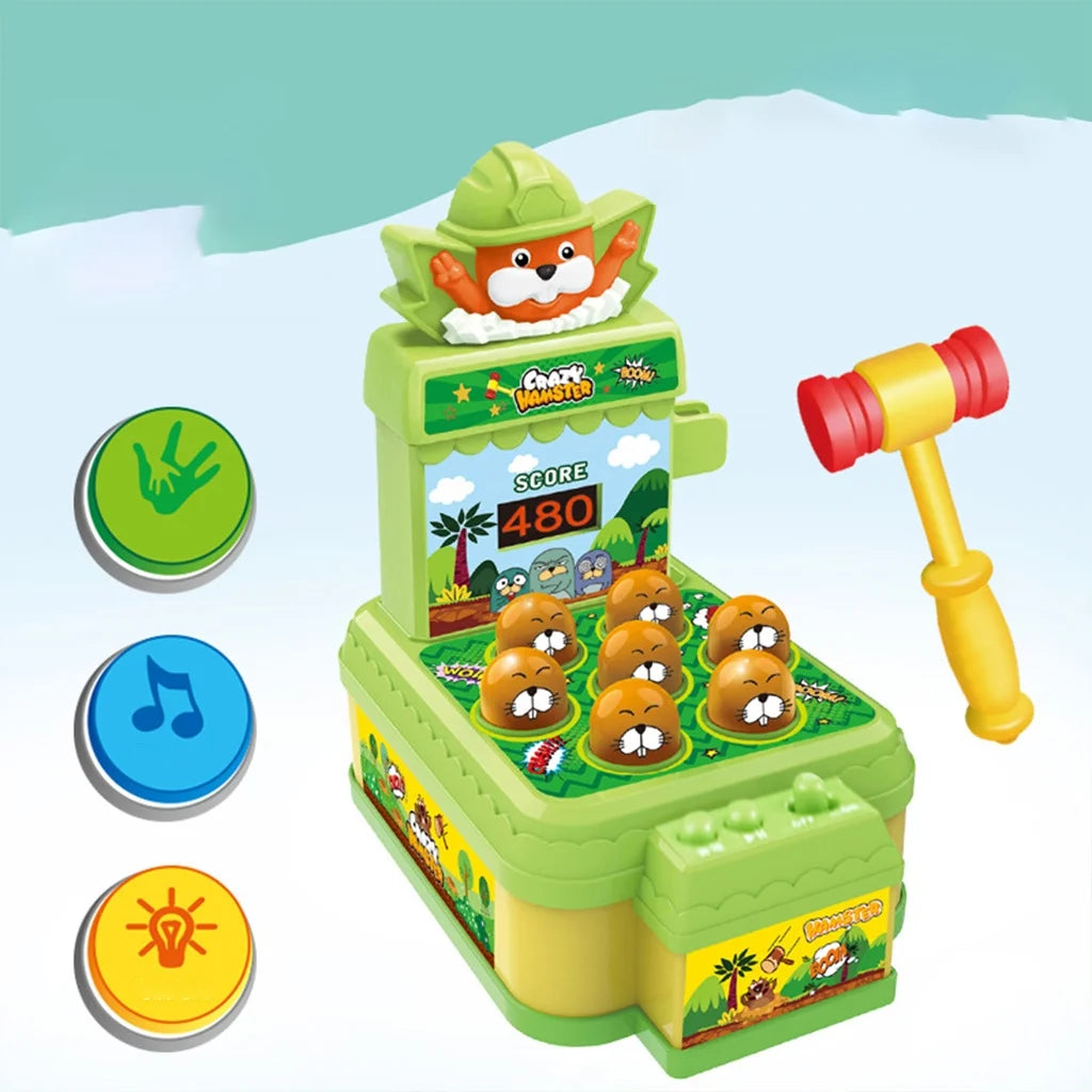 Mini Coin-operated Pound Arcade Game Toy with One Hammer P815537