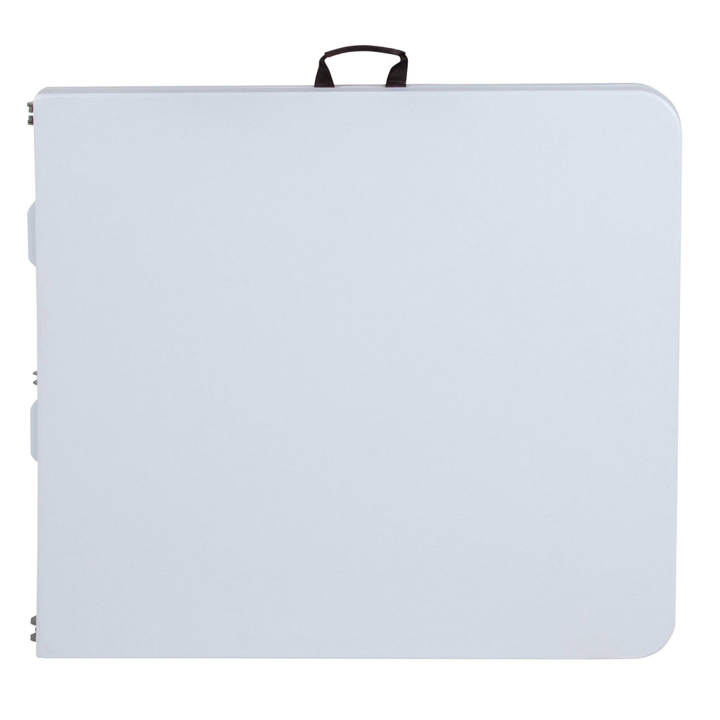 Granite White Plastic Folding Table D11999
