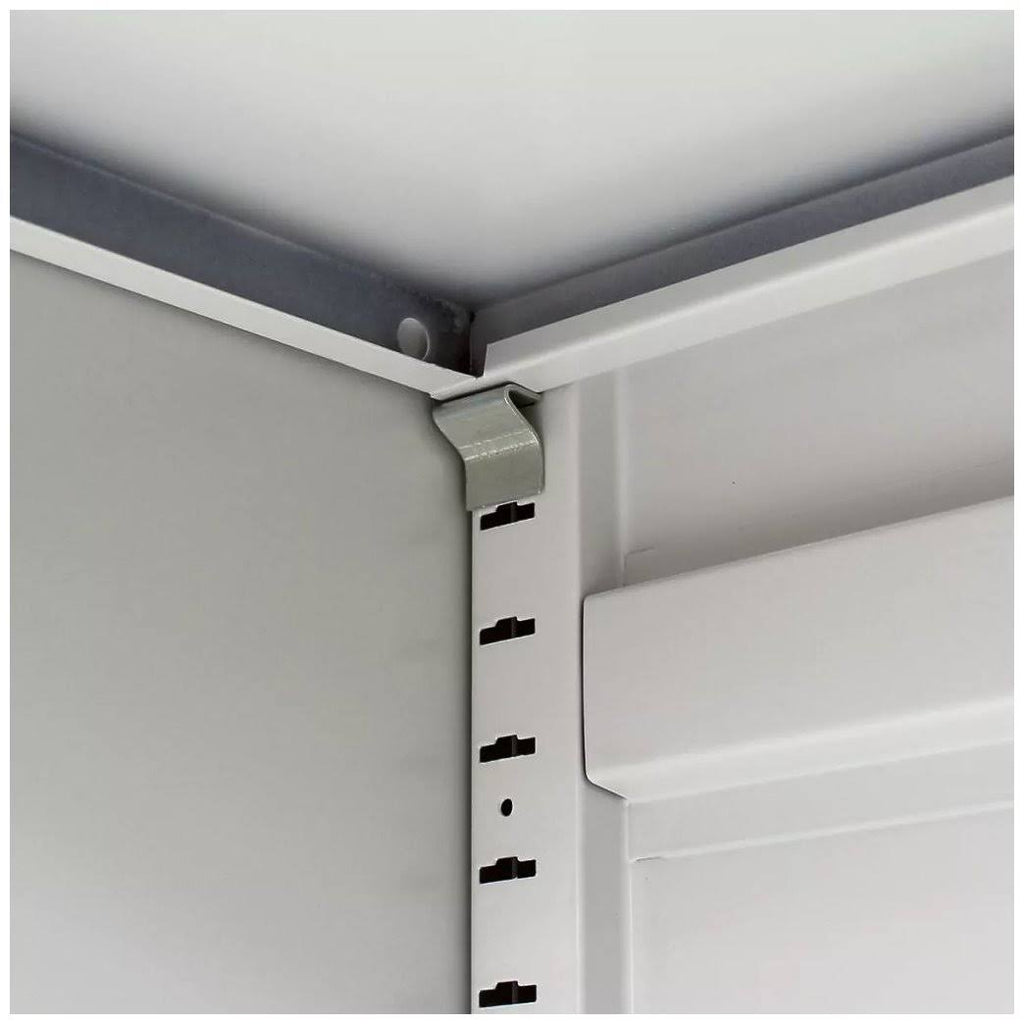 Steel Gray Office Cabinet Q8458