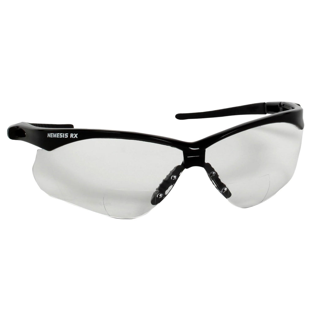 Black Frame Clear Lens Reader Safety Glasses, +3.0 Diopter, 12/Carton U6148