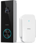 Wireless Battery-Powered Video Doorbell with 2K Resolution and 120-Day Battery Life C375