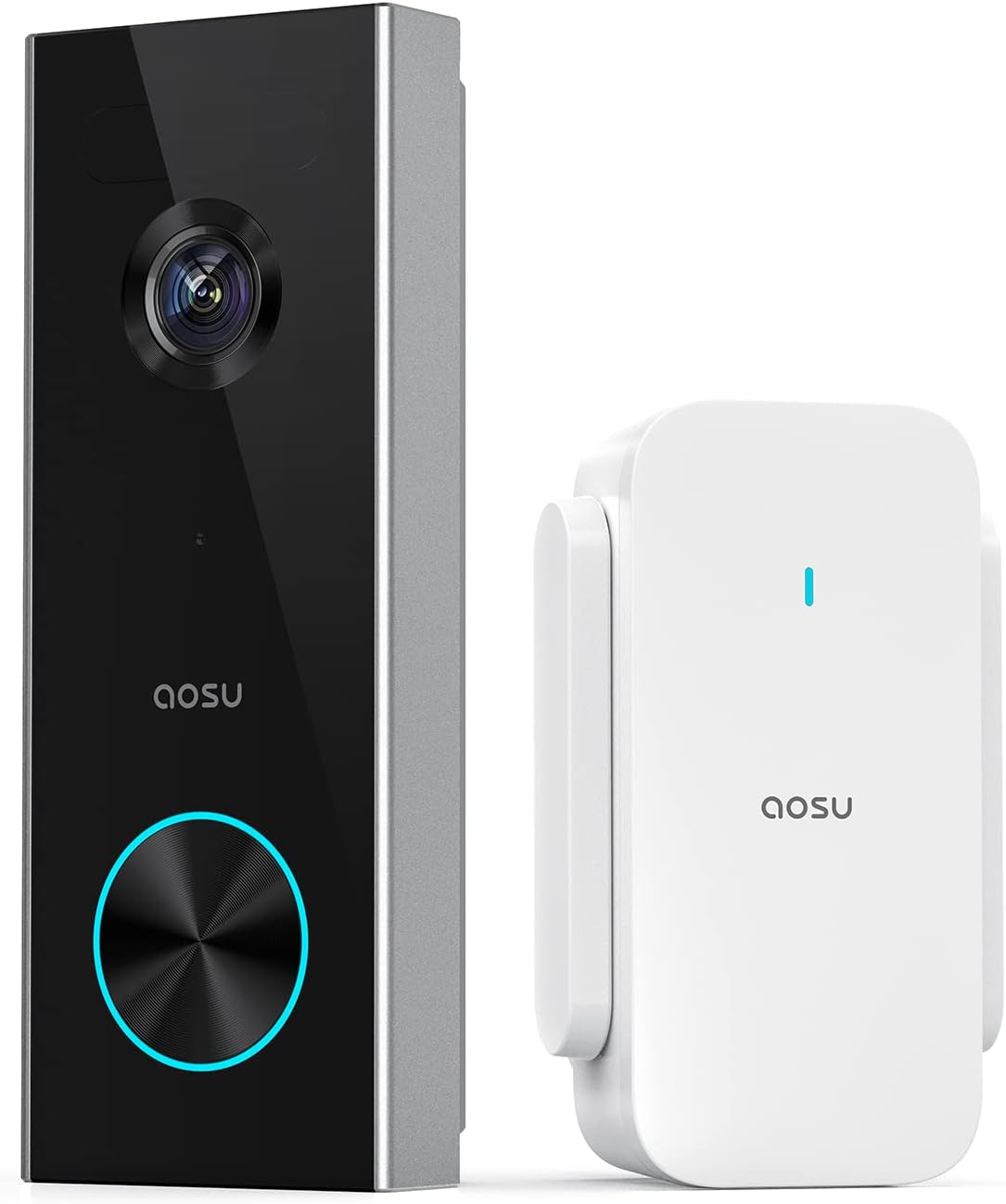 Wireless Battery-Powered Video Doorbell with 2K Resolution and 120-Day Battery Life C375