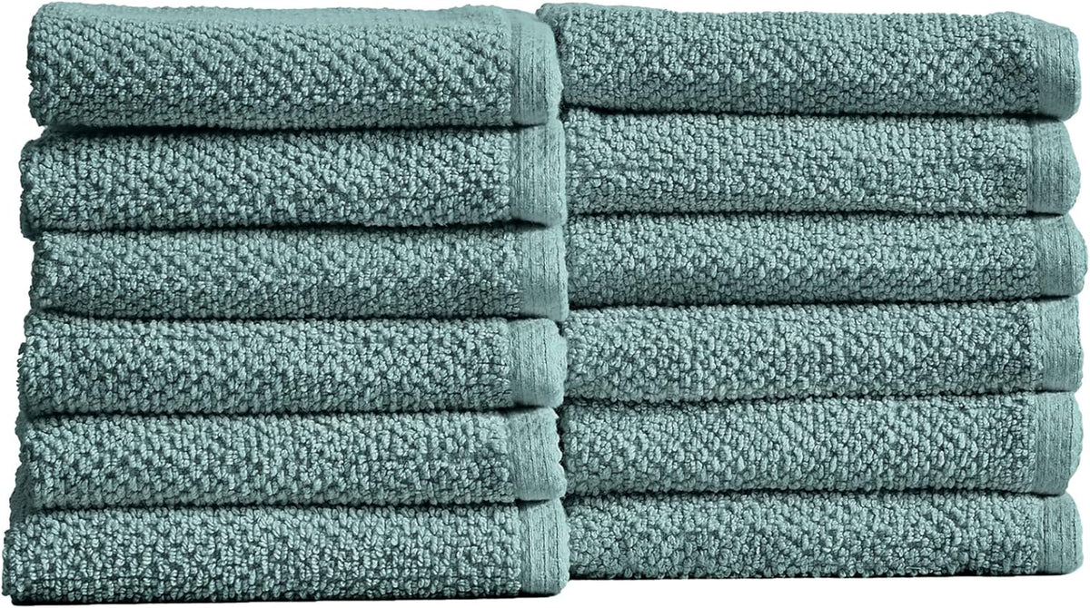 Light Grey Set of 4 Cotton Quick-Dry Bath Towels B8675