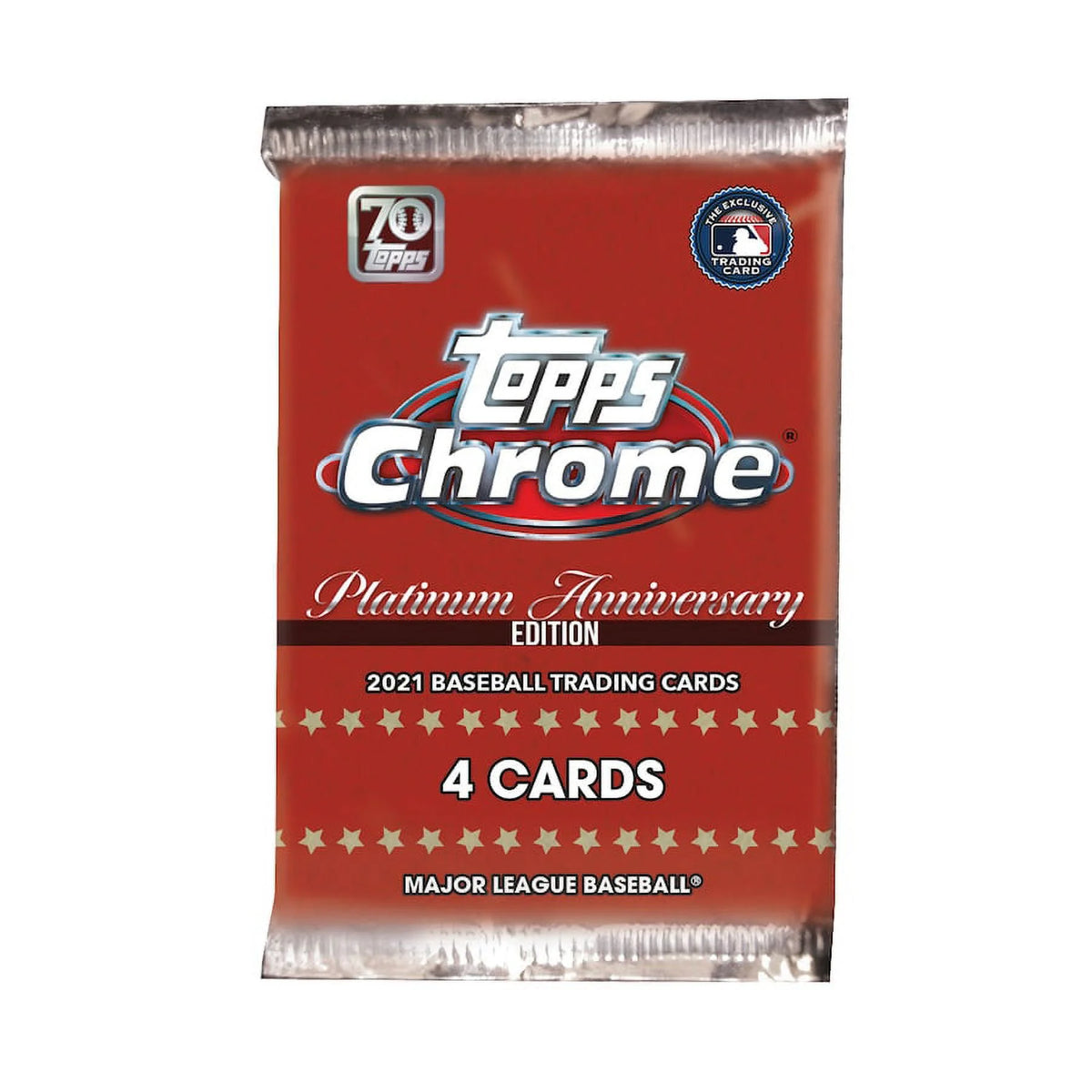 2021 Topps Chrome Platinum Anniversary Baseball Mega Box Trading Cards U11192