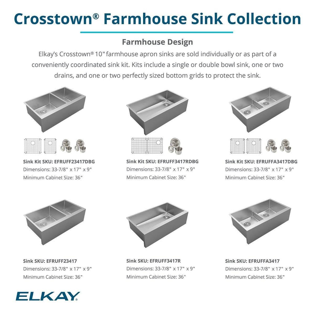 Farmhouse Double Basin Stainless Steel Kitchen Sink E683074
