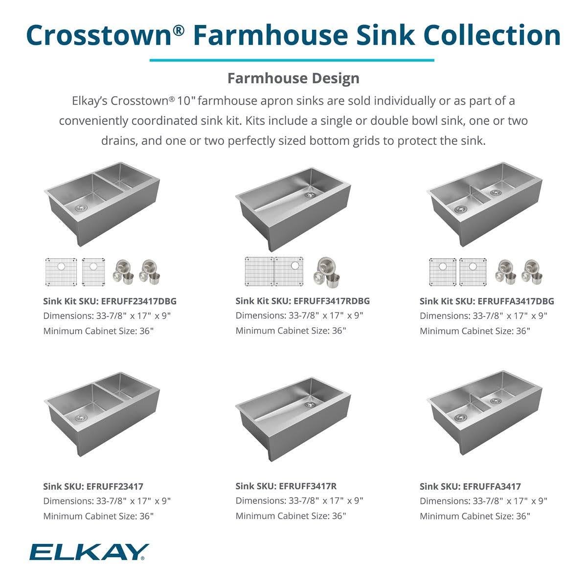 Farmhouse Double Basin Stainless Steel Kitchen Sink E683074